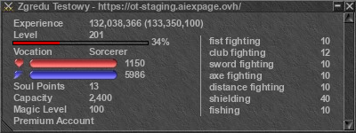 Signature for player Zgredu Testowy